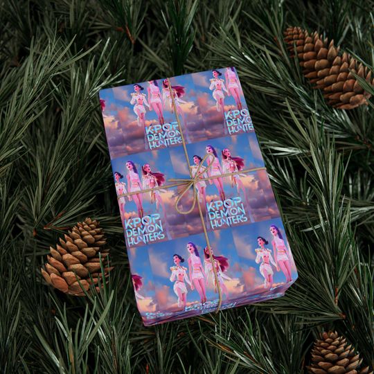 K-pop Demon Hunters Wrapping Paper, Gift Wrap, Unique Gift Idea