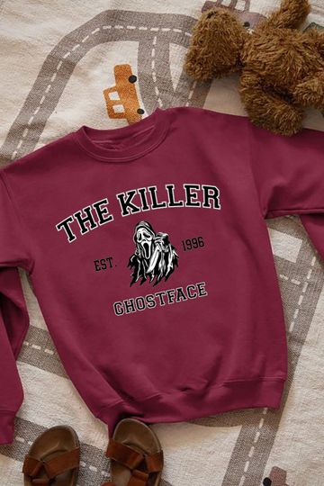 The Killer Est 1996 Ghostface Sweatshirt, Horror Movies Characters Sweatshirt