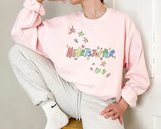 Heartstopper Leaves Sweatshirt, Heartstopper Rainbow Leaves