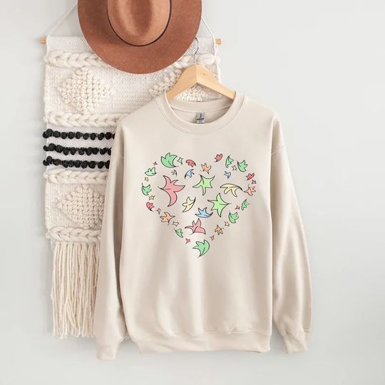 Heartstopper Leaves Heart Sweatshirt