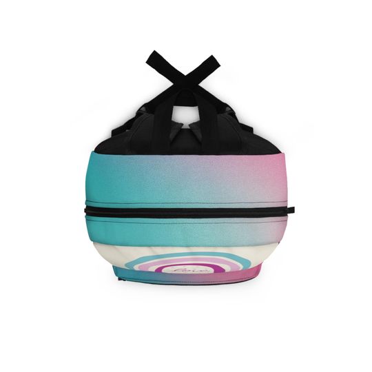 Rainbow Backpack, School Bag with Love