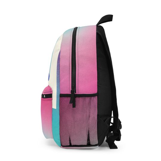 Rainbow Backpack, School Bag with Love