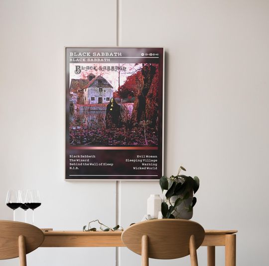 Black Sabbath Poster | Black Sabbath Poster | Album Poster Prints | Wall Decor Posters