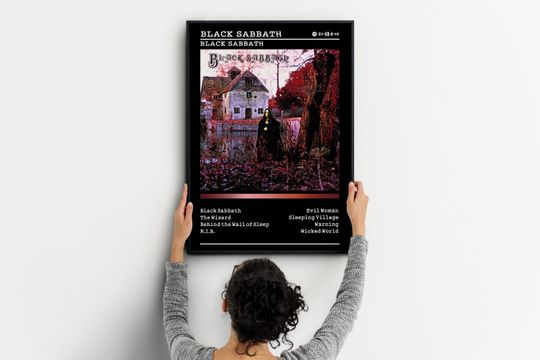 Black Sabbath Poster | Black Sabbath Poster | Album Poster Prints | Wall Decor Posters