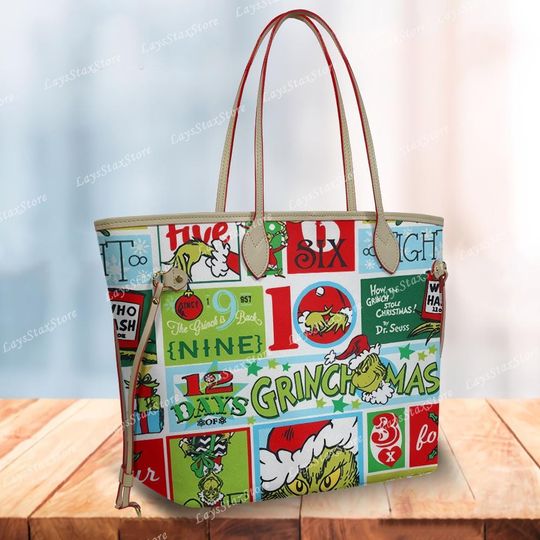 funny character Christmas Tote Handbag, funny character Women Bags, funny character Lovers Handbag, Woman Handbag, Christmas Gifts