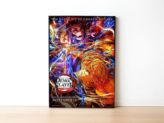 Demon Infinity Castle Vertical Poster 2025