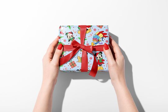 Classic Mouse Christmas Wrapping Paper, Magical Holiday Gift Wrap for Kids