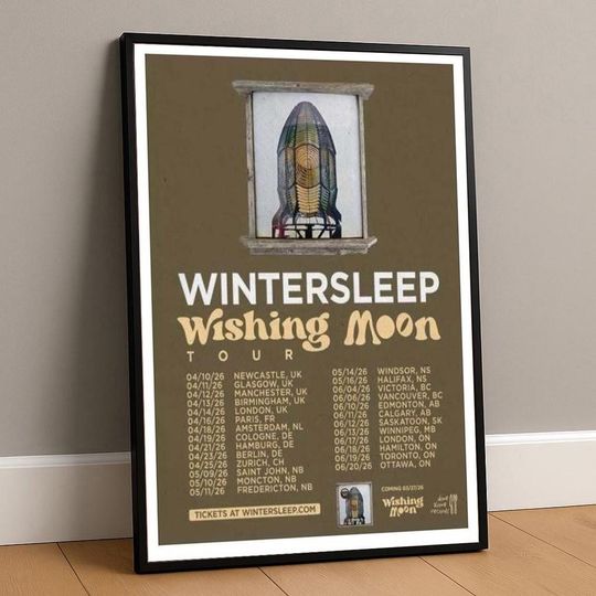 Wintersleep Wishing Moon Tour 2026 Poster