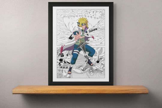 Hokage Minato Narutoo poster Anime poster