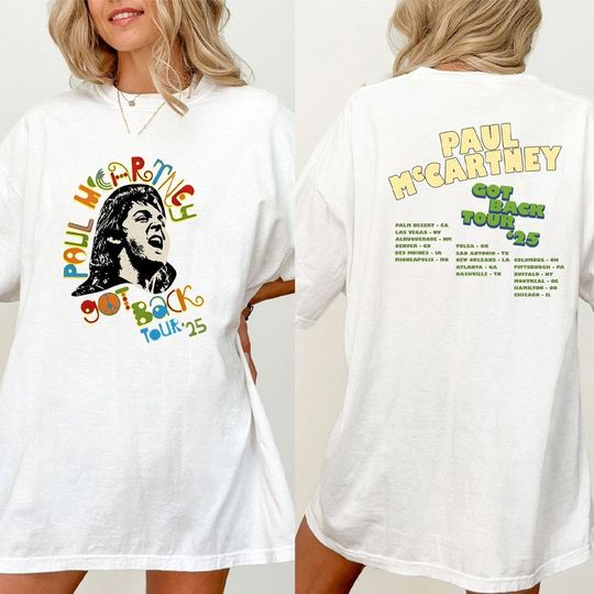 Unisex P McCartney Double Sided T-Shirt