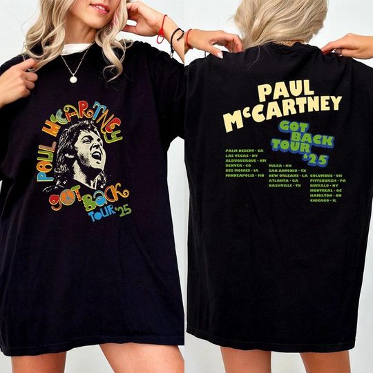 Unisex P McCartney Double Sided T-Shirt