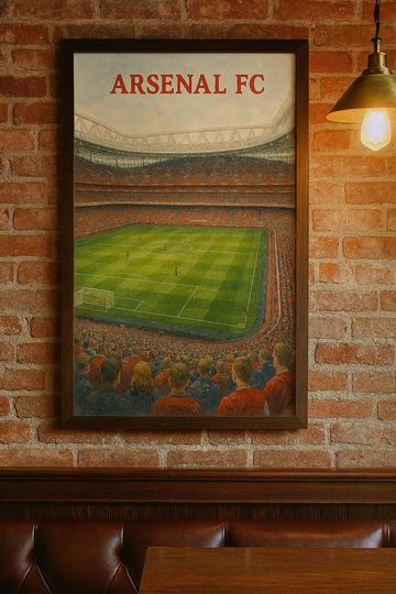 Inter Miami CF Watercolor Poster Miami Freedom Park MLS Vertical Print