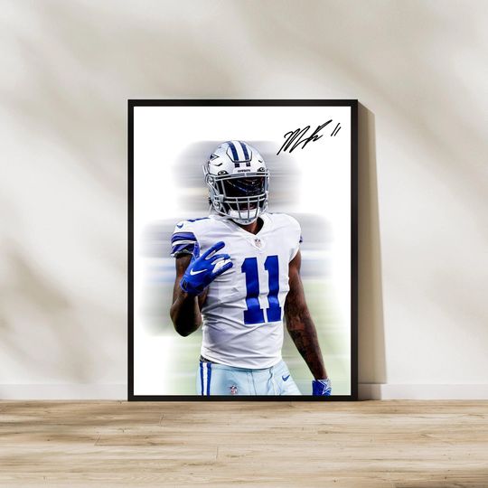 Micah Parsons Digital Art Print: Dallas Cowboys Man Decor