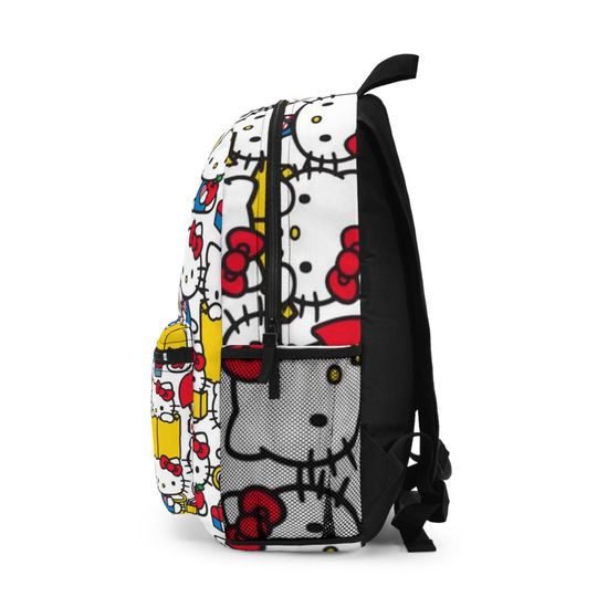 Hello Kitty Backpack, Cute School Bag, Kids' Backpack, Cute Bag, Adorable Everyday Carry, Cartoon Backpack