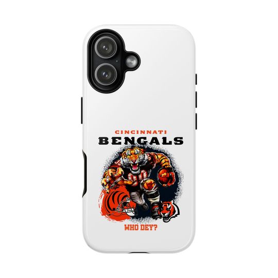 Cincinnati Bengals iPhone Case, Sports Fan Gift, Birthday Gift, Fan Accessories