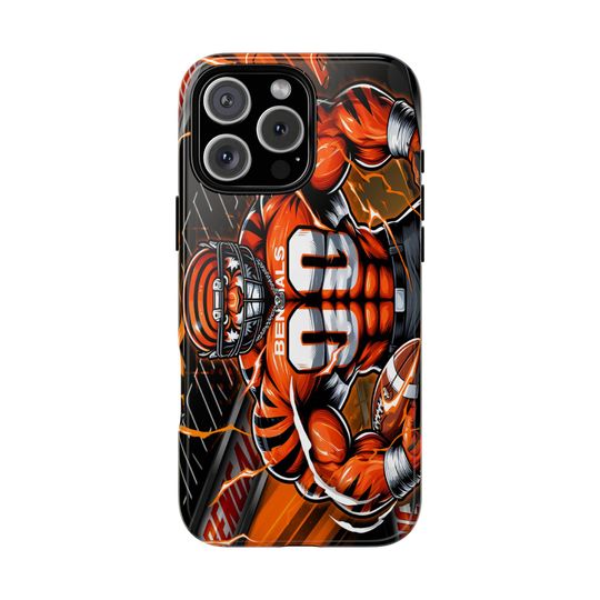 Cincinnati Bengals iPhone Case, Sports Fan Gift, Birthday Gift, Fan Accessories