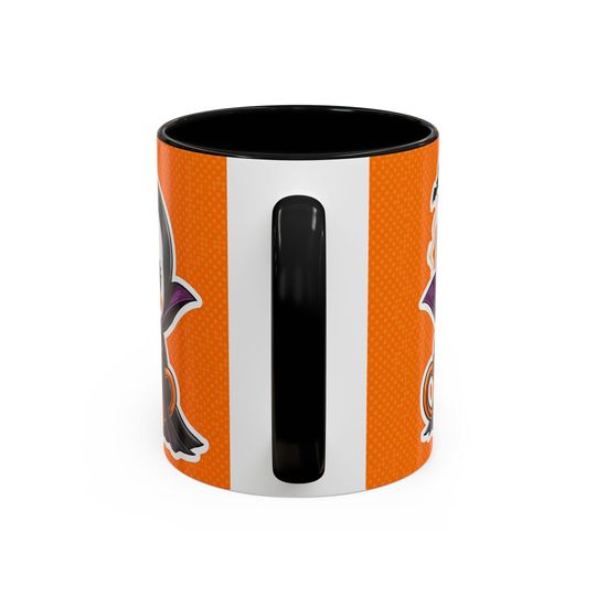 Pumpkin Spice Vampire Mug | Cute Halloween Accent Mug, Vampire Coffee Cup