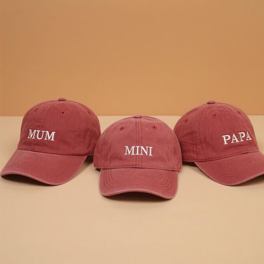 Custom Text Embroidered Hat, Personalized Cap, Vintage Baseball Hat, Custom Logo Hat, Gift for New Dad Mom, Gift for Bride, Bachelorette Hat