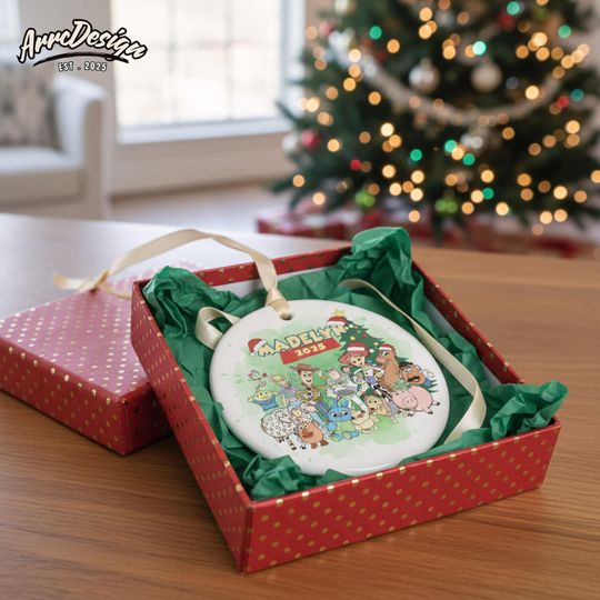 Personalized Toy Story Ornament: Custom Christmas Keepsake for Kids