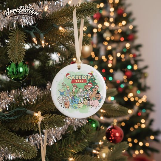 Personalized Toy Story Ornament: Custom Christmas Keepsake for Kids