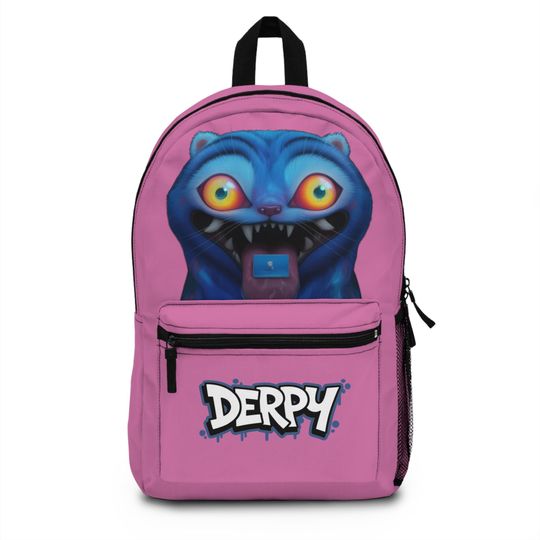 Derpy Tiger Backpack: K-Pop Anime Style School Bag