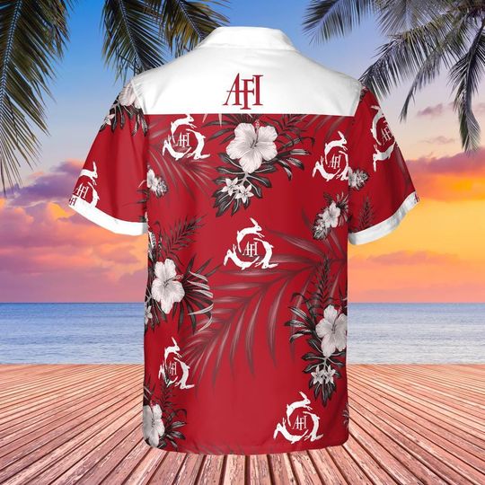 AFI Rock Band Hawaiian Shirt: Music Fan Aloha Beach Shirt