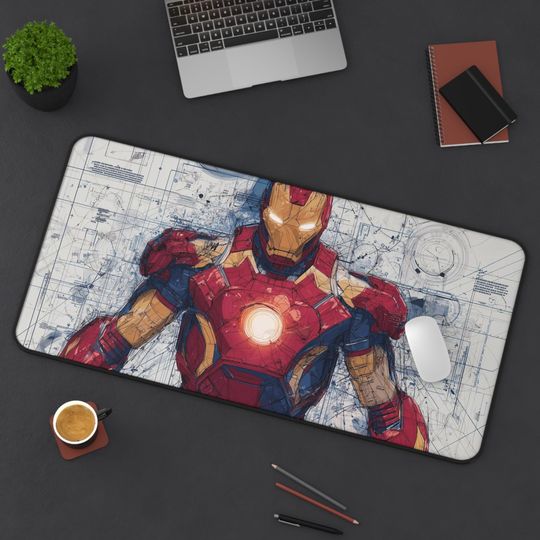 Marvel Iron Man Desk Mat, Mouse Pad