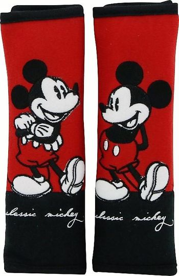 Mickey Mouse Car Seat Belt Cover Disney Fabric