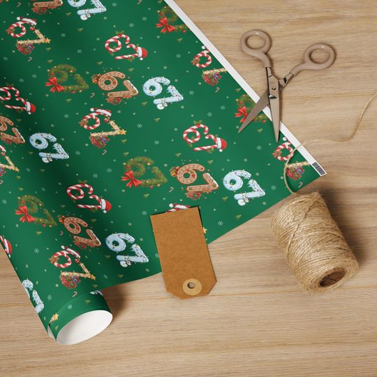 Holiday 67 Wrapping paper roll