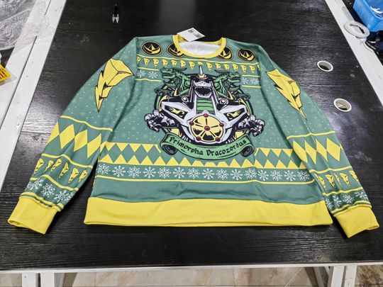 Anti-Hero Red Ugly Christmas Sweater | Mercenary Comic Fan Gift | Hilarious Nerdy Holiday Jumper | Funny pop culture sweater
