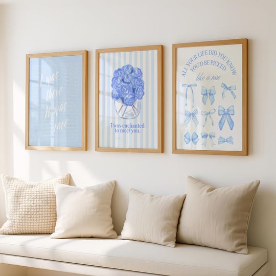 Taylorr Inspired Art Print Set, Girly College RoomDecor