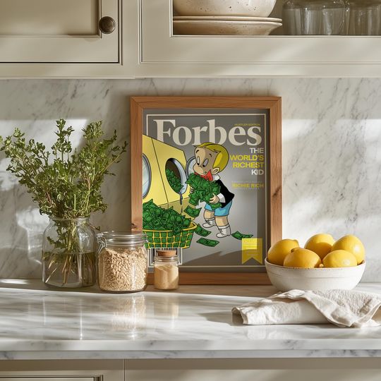 Forbes Wall Art | Richie Rich Poster | Hustler Edition Poster