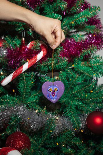 Depy Demons Anime Style Ceramic Ornament, Kpop Fans Christmas Tree Decor, Hunters Keepsake