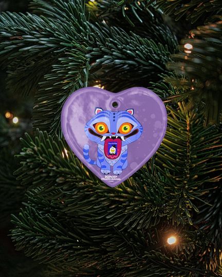Depy Demons Anime Style Ceramic Ornament, Kpop Fans Christmas Tree Decor, Hunters Keepsake