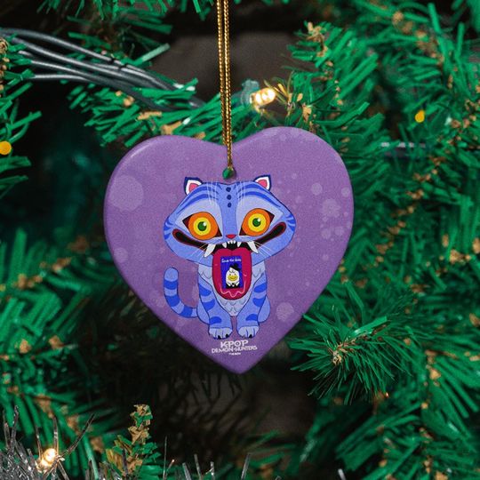 Depy Demons Anime Style Ceramic Ornament, Kpop Fans Christmas Tree Decor, Hunters Keepsake