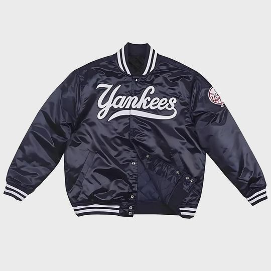 Vintage 90s NY Team Yaankiees Baseball Jacket, Major League Baseball Fan Jacket
