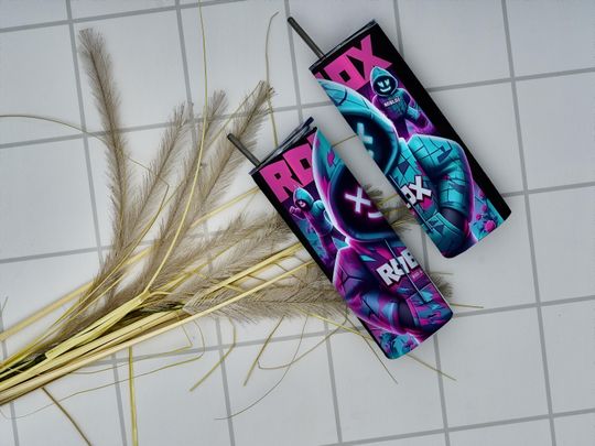 Inspired Game Roblox Tumbler Wrap, Cartoon Characters, Game Lover Sublimation Design