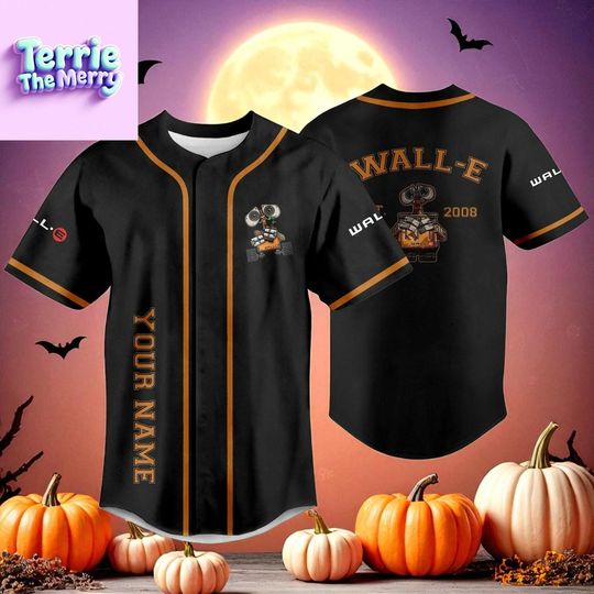Custom Halloween Baseball Jersey  Personalized Name & Number Shirt