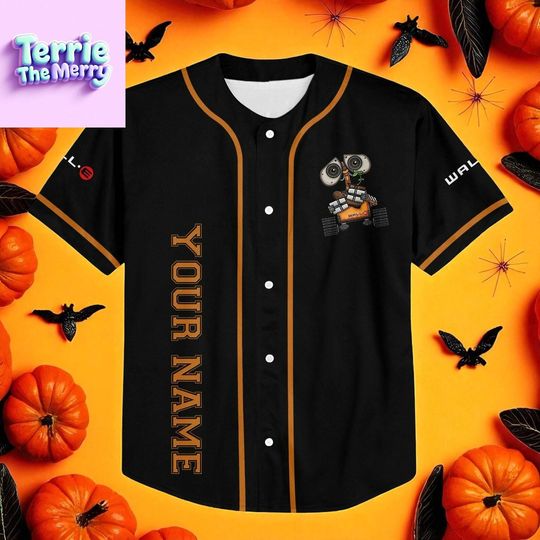 Custom Halloween Baseball Jersey  Personalized Name & Number Shirt