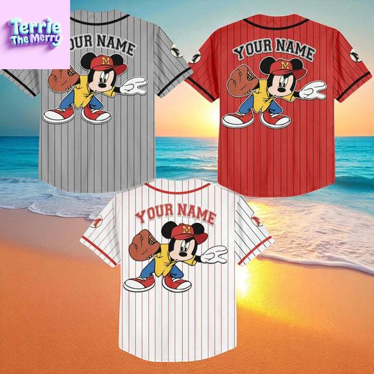 Custom Baseball Jersey  Personalized Name & Number Shirt