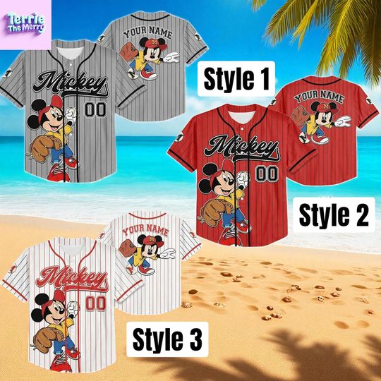 Custom Baseball Jersey  Personalized Name & Number Shirt
