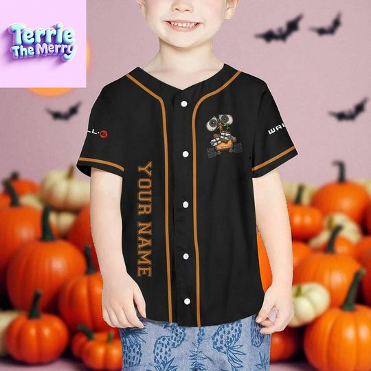 Custom Halloween Baseball Jersey  Personalized Name & Number Shirt