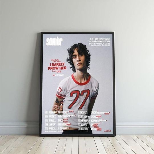 Sombr 2025 Vertical Poster