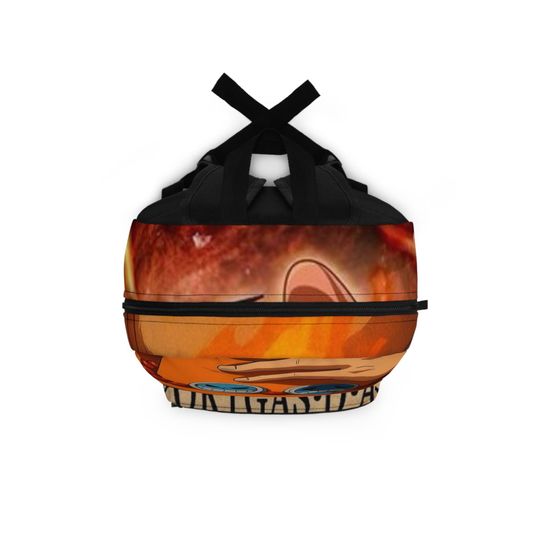 Flame Pirate King Backpack, Anime Character Fire Bag