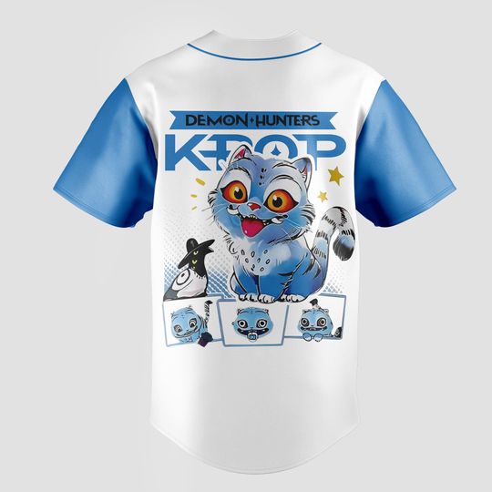 KPop Demon Hunters Derpy Tiger Jersey  Derpy Tiger and Bird Graphic Tee