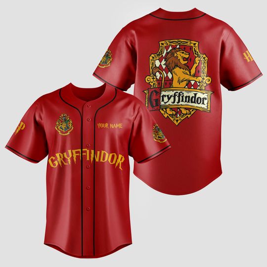 Custom Baseball Jersey, Wizard Houses Shirt