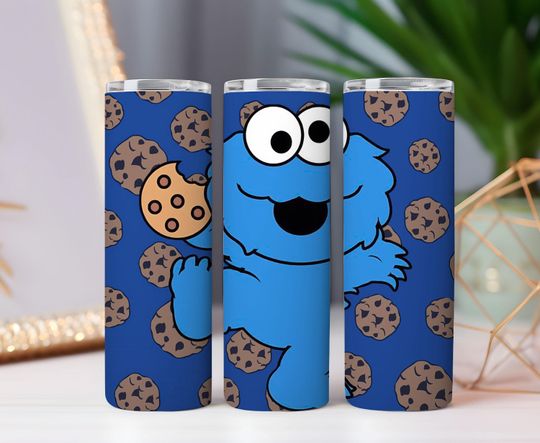 Cookie Monster Tumbler