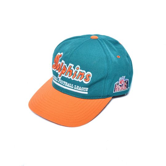 Vintage 90s 00s Miami Dolphins Snapback Baseball Cap - Football, Pro Player