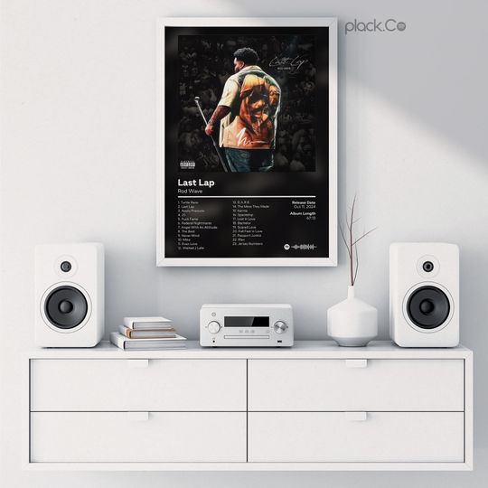 Rod Wave - Last Lap - Custom Album Poster- Hip Hop Wall Art - Gift Ideas