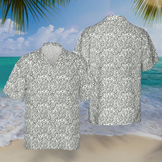 Mario Hawaiian Shirt, Super Mario Button Up, Beach Vacation Gift